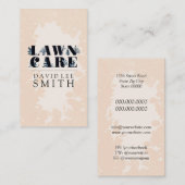 Grasverzorging of landschapsarchitectuur visitekaartje (Voorkant / Achterkant)