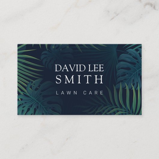 Grasverzorging of landschapsarchitectuur visitekaartje (Voorkant)