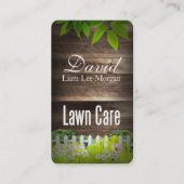 Graszorg / Gardener / landschapsontwerp Visitekaartje (Voorkant)