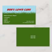 Graszorg - Groene gras - Landscaping Mowing Visitekaartje (Voorkant / Achterkant)