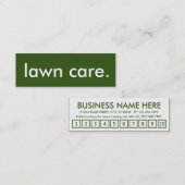 graszorg. trouwerekaart klantenkaartje (Voorkant / Achterkant)