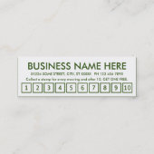 graszorg. trouwerekaart klantenkaartje (Achterkant)