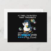 Gratant dat zienswijzen niet in de bubbels verschi briefkaart (Voorkant / Achterkant)