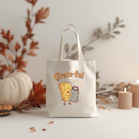 Grate-ful - Schattigee kaas en rasp Thanksgiving Tote Bag