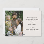 Grateful 2 Photo Collage Christmas Feestdagenkaart (Achterkant)