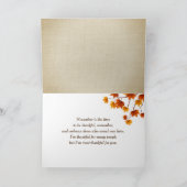 Grateful Autumn Leaves for Friend Kaart (Binnen)
