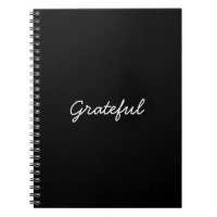 Grateful black custom casual script dankbaarheid