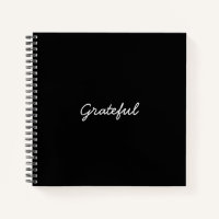 Grateful black custom casual script dankbaarheid