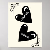 Grateful - Blessed Poster (Voorkant)