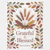 Grateful & blessed stylish Blanket New Home Fleece Deken (Voorkant)