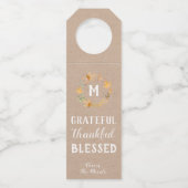 Grateful Bottle Hanger Labels (Voorkant)