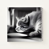 Grateful - Calm Cat Gratitude Journal Notitieboek (Achterkant)