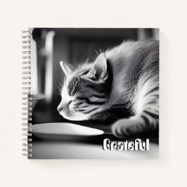 Grateful - Calm Cat Gratitude Journal Notitieboek