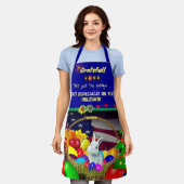 Grateful Chef Holiday Bunny Eggs Schort (Gedragen)