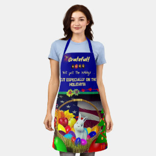 Grateful Chelf Holiday Bunny Eggs Schort