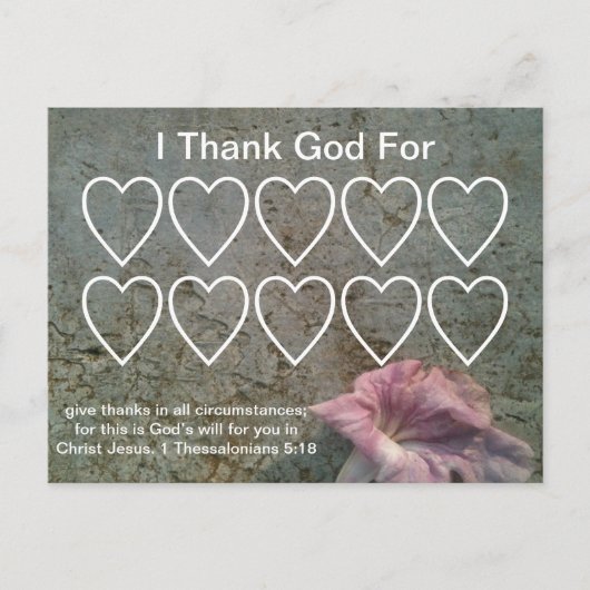 Grateful Christelijke kaarten (Voorkant)