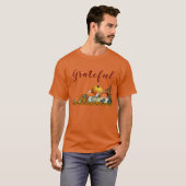 Grateful Cornucopia Thanksgiving T-shirt (Voorkant volledig)