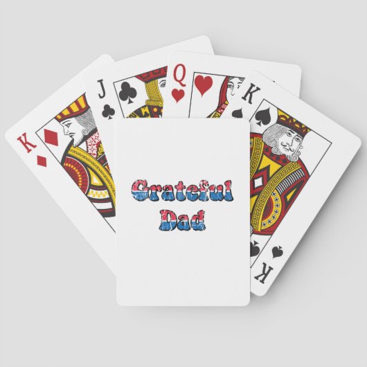 Grateful Dad Pokerkaarten (Achterkant)