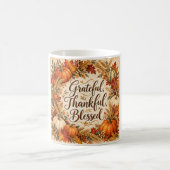 Grateful Dankbaar Gezegend Herfst Mok (Center)