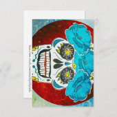 Grateful dode calavera briefpapier kaart (Voorkant / Achterkant)