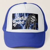 Grateful Dread Rasta Dreadlocks Dreads Reggae Trucker Pet (Voorkant)