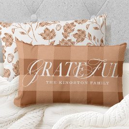 Grateful Family County Sinaasappel Plaid Herfst Le Kussen