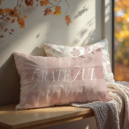 Grateful Family County Style Roze Plaid Herfst Lea Kussen