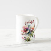 Grateful Floral Modern Specialty Mok (Voorkant rechts)