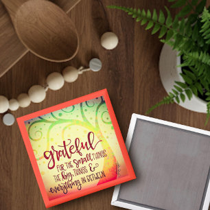 'Grateful for Alles' Inspiron Magnet
