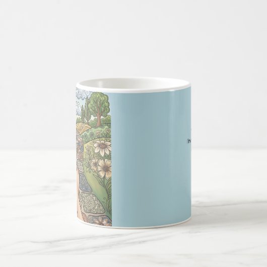 Grateful For Every Step Personalized Coffee Mug Koffiemok (Center)