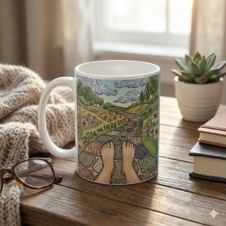 Grateful For Every Step Personalized Coffee Mug Koffiemok