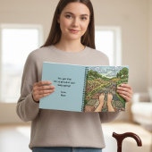 Grateful For Every Step Personalized Notebook Notitieboek