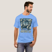 Grateful For Gadgets Nostalgia Funhanksgiving IT f T-shirt (Voorkant volledig)