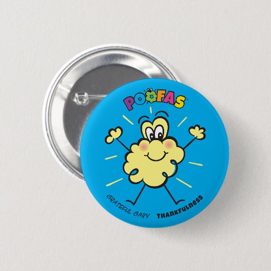 Grateful Gary Button (Voorkant /achterkant)