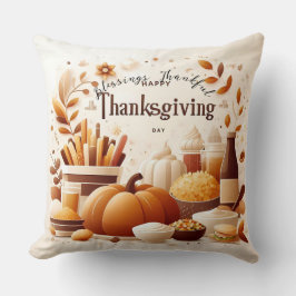 Grateful Gatherings: feestelijke Thanksgiving Kussen