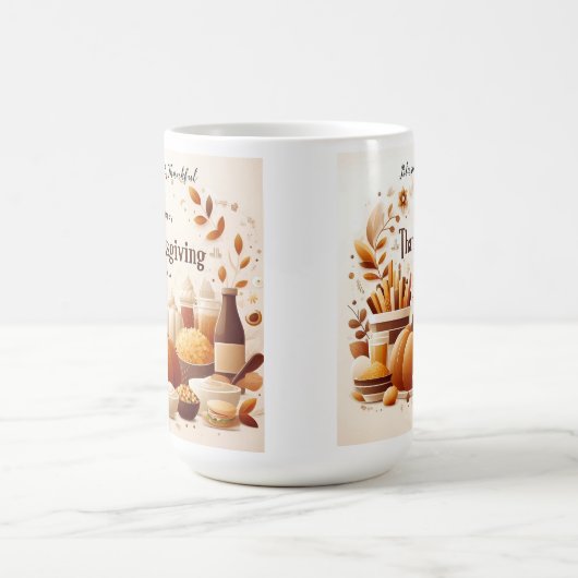 Grateful Gatherings: Feestelijke Thanksgiving Mok (Center)