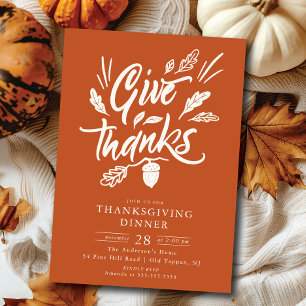 Grateful Gatherings Thanksgiving Diner Kaart