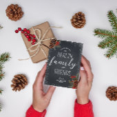 Grateful Gezondheid Familie Vrienden Typografie Xm Feestdagenkaart