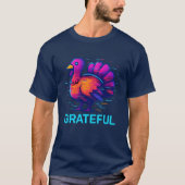 Grateful & Glitched – Vaporwave Turkije T-shirt (Voorkant)