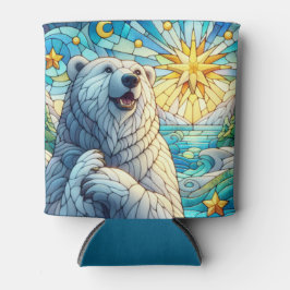 Grateful grillige Polar Beer Faux Glas in lood Blikjeskoeler