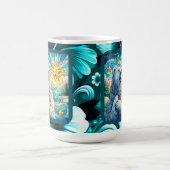 Grateful grillige Polar Beer Faux Glas in lood Koffiemok (Center)