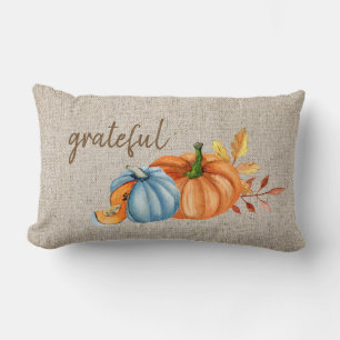 Grateful Harvest Burlap Texture Kussen