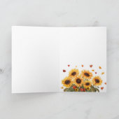 Grateful Harvest Cart Thanksgiving Card Kaart (Binnen)