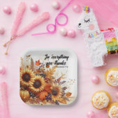 Grateful Harvest & Sacred Verse Papieren Bordje (Feest)