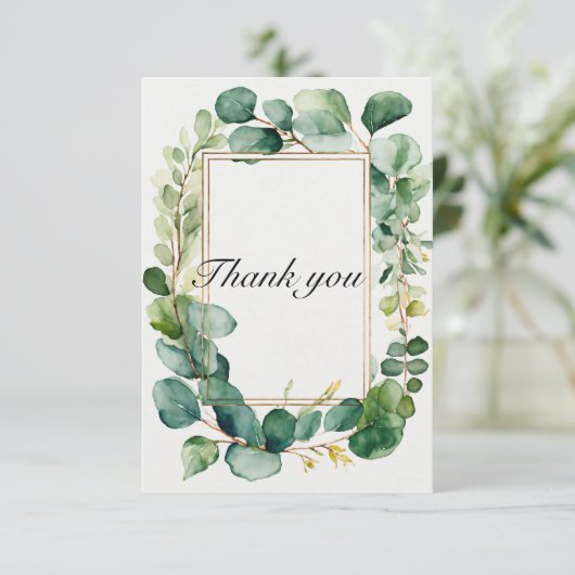 "Grateful Heart: Een noot van Bedankt" Bedankkaart (Staand voorkant)