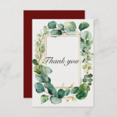 "Grateful Heart: Een noot van Bedankt" Bedankkaart (Voorkant / Achterkant)