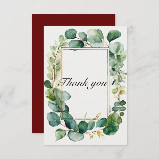 "Grateful Heart: Een noot van Bedankt" Bedankkaart (Voorkant / Achterkant)