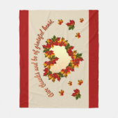 Grateful Heart Fleece Blanket (Voorkant)