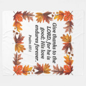 Grateful Heart Fleece Deken (Voorkant (Horizontaal))