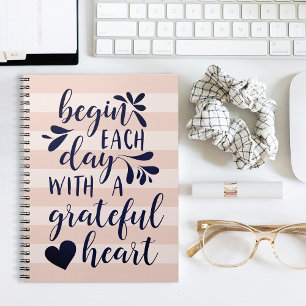 Grateful Heart Grafiek met handschrift Notitieboek